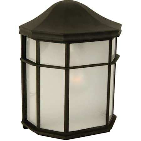 Craftmade Contractors 10" Tall Outdoor Wall Sconce Matte Black