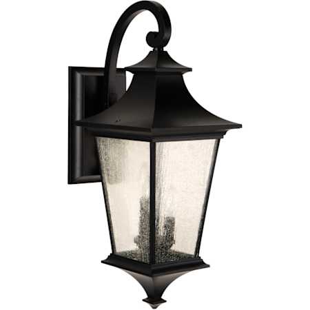 Craftmade Argent II 3 Light 26" Tall Outdoor Wall Sconce Midnight