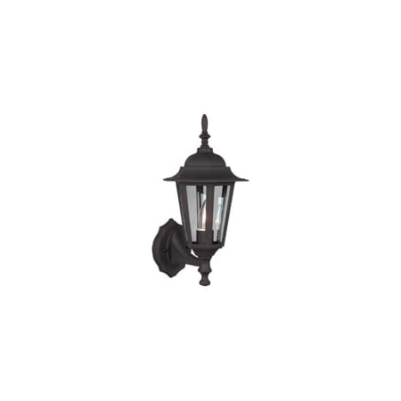 Craftmade Hex 16" Tall Outdoor Wall Sconce Matte Black