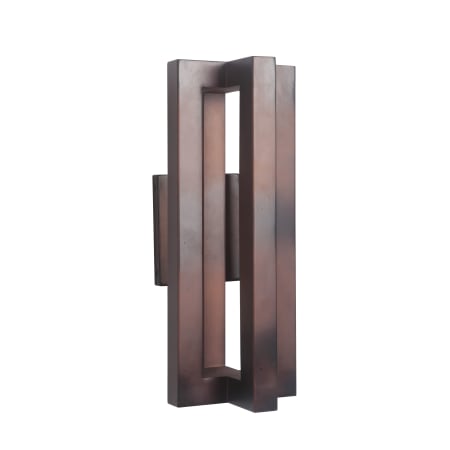 Craftmade Kai 18" Tall LED Outdoor Wall Sconce Aged Copper