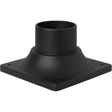 Craftmade 5-7/8" Wide Square Post / Pier Mount Base Matte Black