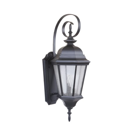 Craftmade Chadwick 3 Light 32-1/2" High Outdoor Wall Sconce with Clear Seeded Glass Midnight