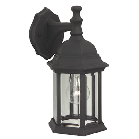 Craftmade Hex Style Cast 13" Tall Outdoor Wall Sconce Matte Black