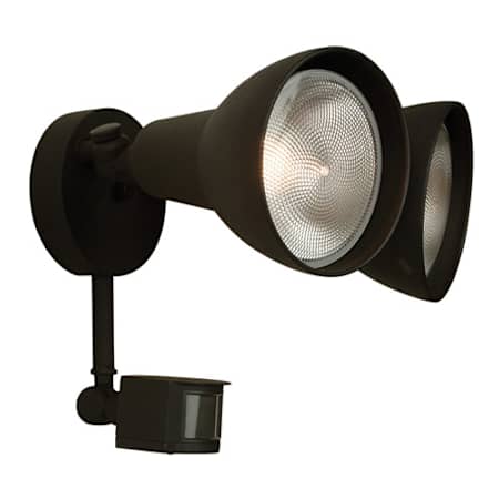 Craftmade Shaded Double Flood Lights Double Light 6" Wide Outdoor Flood Light Matte Black