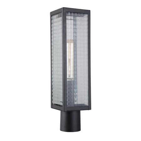 Craftmade Deka 19" Tall Outdoor Single Head Post Light Midnight