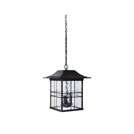 Craftmade Dorset 3 Light 11" Wide Outdoor Pendant Aged Bronze Brushed
