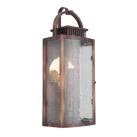 Craftmade Hearth 16-5/16" Tall Integrated LED Outdoor Wall Sconce Weathered Copper