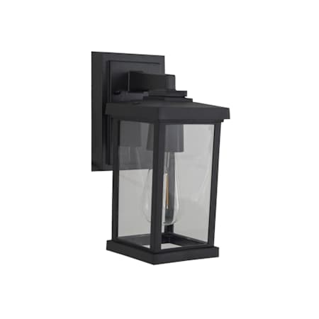Craftmade Resilience Lanterns 12" Tall Outdoor Wall Sconce Textured Black