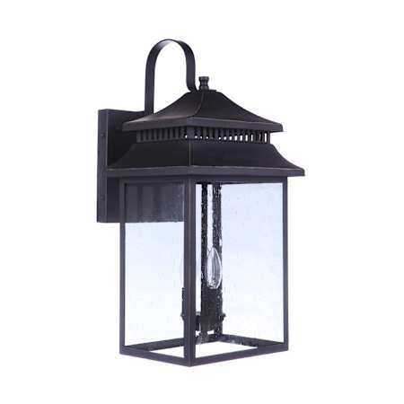 Craftmade Crossbend 3 Light 21" Tall Outdoor Wall Sconce Dark Bronze Gilded