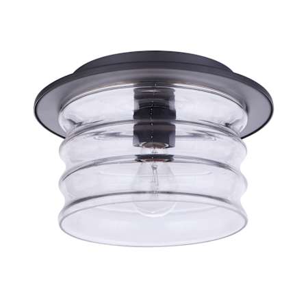 Craftmade Canon 12" Wide Flush Mount Outdoor Outdoor Ceiling Fixture Midnight