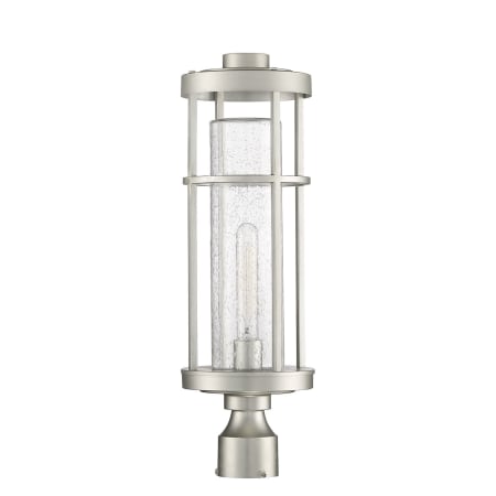Craftmade Encompass 22" Tall Outdoor Single Head Post Light Satin Aluminum
