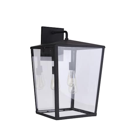Craftmade Olsen 3 Light 25" Tall Outdoor Wall Sconce Midnight