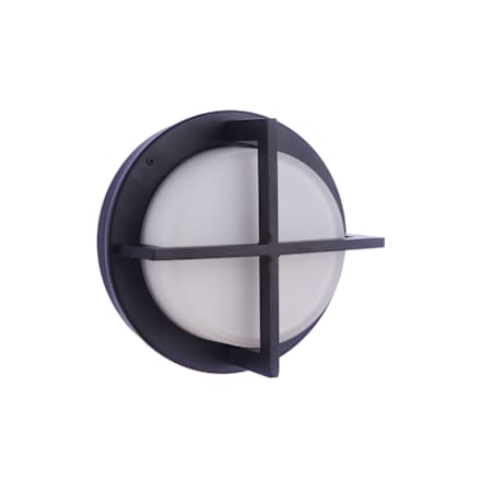 Craftmade Bulkhead Round 2 Light 10" Wide Flush Mount Outdoor Outdoor Ceiling Fixture / Converts to Wall Sconce Textured Black