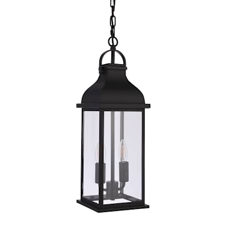 Craftmade Bent Tree 2 Light 7" Wide Outdoor Mini Pendant Midnight