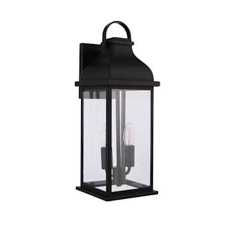 Craftmade Bent Tree 2 Light 20" Tall Outdoor Wall Sconce Midnight