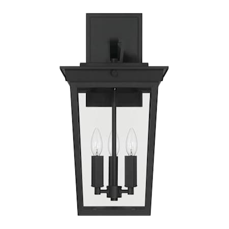 Craftmade Duncan 3 Light 22" Tall Outdoor Wall Sconce Textured Black