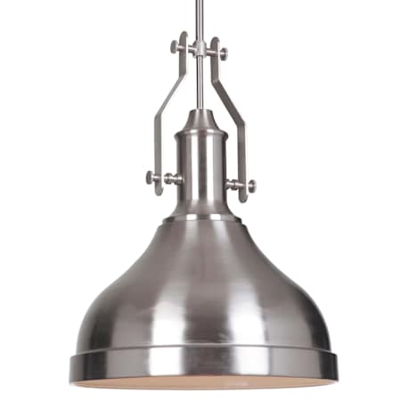 Craftmade 1 Light Full Sized Pendant - 14 Inches Wide Brushed Nickel