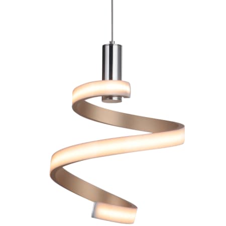 Craftmade Single Light 7-1/2" Wide Integrated LED Mini Pendant Matte Gold