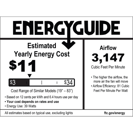 Pro Builder 205 Energy Guide