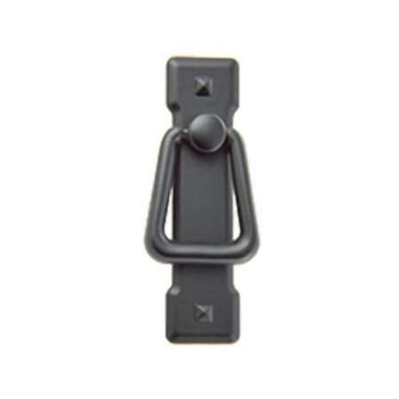 Crown Cabinet Hardware Mission Ring Style Door Knocker Matte Black