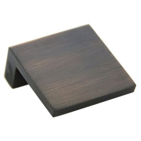 Crown Cabinet Hardware Tab 1-1/4 Inch Center to Center Finger Cabinet Pull Oil Rubbed Bronze