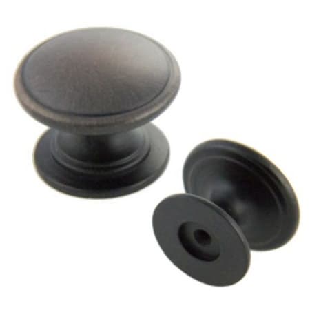 Crown Cabinet Hardware 1-1/4 Inch Mushroom Cabinet Knob Oil Rubbed Bronze