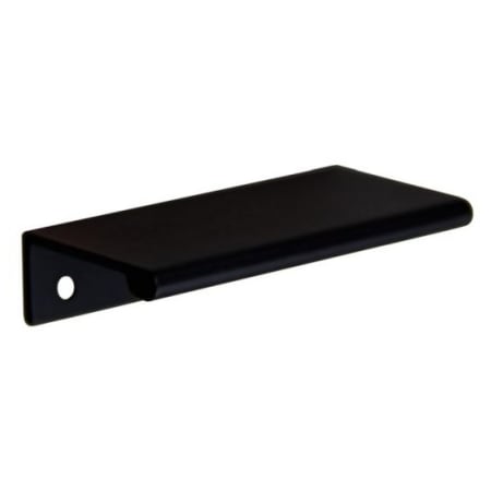Crown Cabinet Hardware Tab 2-3/8 Inch Center to Center Finger Edge Cabinet Pull / Drawer Edge Pull Matte Black