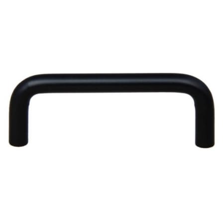 Crown Cabinet Hardware Wire 3 Inch Center to Center Carbon Steel Wire Cabinet Pull Matte Black