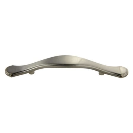 Crown Cabinet Hardware Deco 3 Inch Center to Center Arch Cabinet Pull Satin Nickel