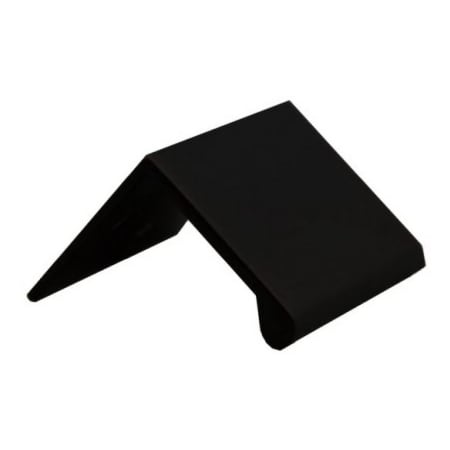 Crown Cabinet Hardware Edge 1-7/16 Inch Long Finger Cabinet Pull Matte Black