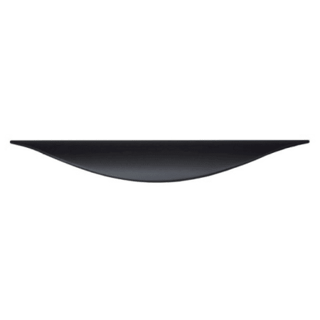 Crown Cabinet Hardware Waterfall 3-3/4 Inch Center to Center Finger Cabinet Pull Matte Black