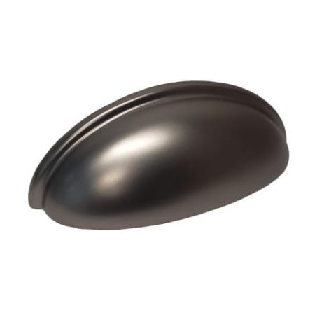 Crown Cabinet Hardware 3 Inch Center to Center Cup Cabinet Pull Dark Pewter