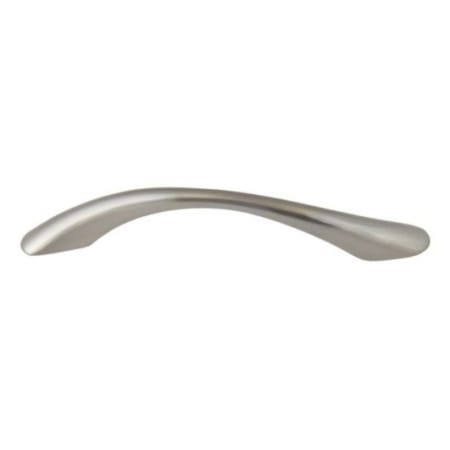 Crown Cabinet Hardware Wave 3-3/4 Inch Center to Center Arch Cabinet Pull Satin Nickel