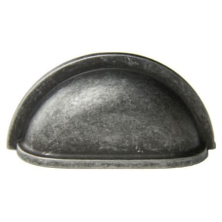 Crown Cabinet Hardware 3 Inch Center to Center Cup Cabinet Pull Antique Silver