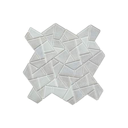 Cruz Bay Studio Medley - 11" x 11" Block Random Wall Tile - Glossy Visual - Sold by Carton (9.79 SF/Carton) Glacier Gloss