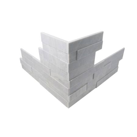 Cruz Bay Studio Cliffside - 8" x 24" Brick Wall Tile - Honed Visual - Sold by Carton (7.32 SF/Carton) Lunar