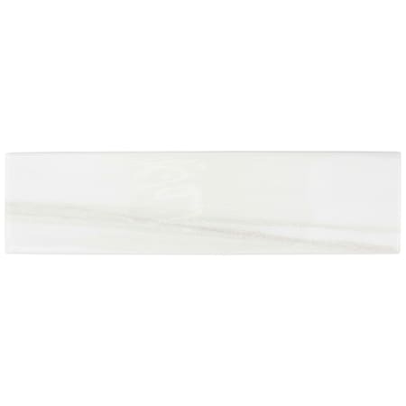 Cruz Bay Studio Alpine - 3" x 12" Brick Wall Tile - Glossy Visual - Sold by Carton (5.33 SF/Carton) Blanc Gloss