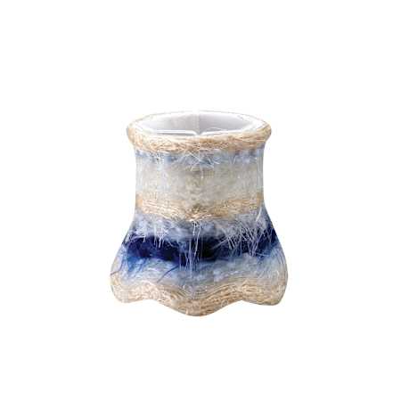 Crystorama Lighting Group Mini Shade 5" W x 5" L Fabric Lighting Shade Blue