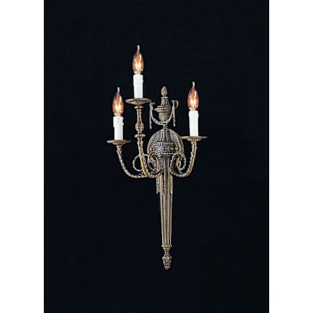 Crystorama Lighting Group Loxley 3 Light 22" Tall Wall Sconce Bronze Oxide