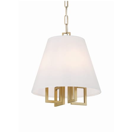 Crystorama Lighting Group Westwood 4 Light 14" Wide Pendant Vibrant Gold