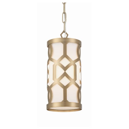 Crystorama Lighting Group Jennings 6" Wide Mini Pendant Aged Brass