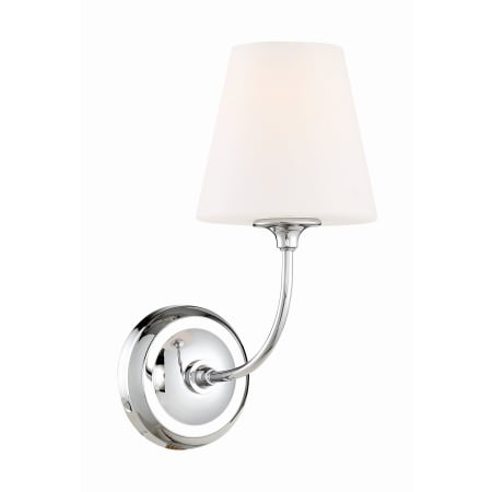 Crystorama Lighting Group Sylvan 13" Tall Wall Sconce Polished Chrome
