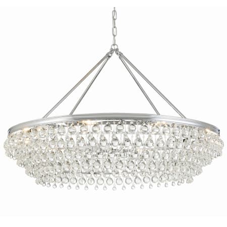 Crystorama Lighting Group Calypso 8 Light 40" Wide Chandelier with Clear Glass Accents Polished Chrome