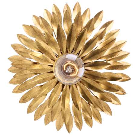 Crystorama Lighting Group Broche 11" Tall Wall Sconce Antique Gold