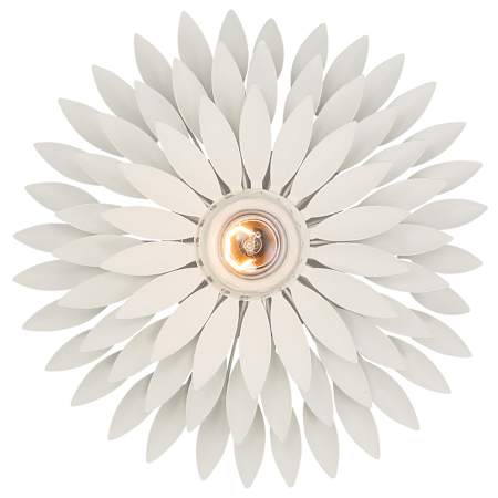 Crystorama Lighting Group Broche 11" Tall Wall Sconce Matte White