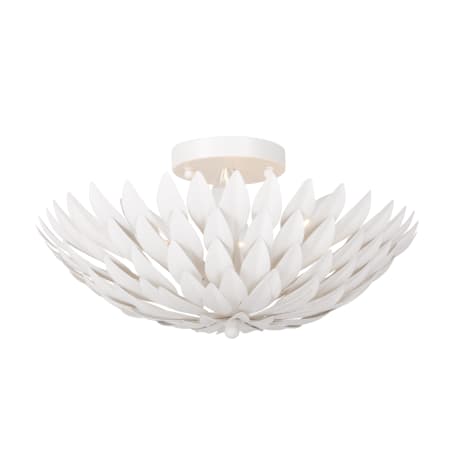 Crystorama Lighting Group Broche 16" Wide 4 Light Semi-Flush Ceiling Light Matte White