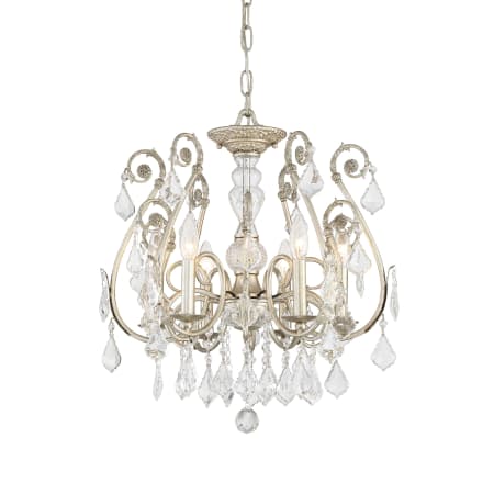 Crystorama Lighting Group Regis 6 Light 20" Wide Crystal Chandelier with Swarovski Spectra Crystal Accents Olde Silver