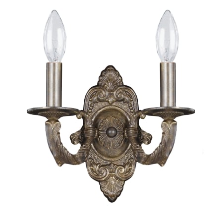 Crystorama Lighting Group Paris Market 2 Light 10" Tall Wall Sconce Venetian Bronze