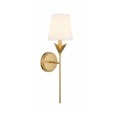 Crystorama Lighting Group Broche 21" Tall Wall Sconce Antique Gold