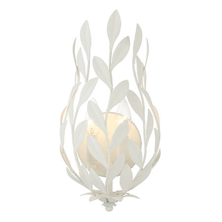 Crystorama Lighting Group Broche 2 Light 16" Tall Wall Sconce Matte White